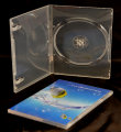 Single Slim DVD case Super clear (9mm)